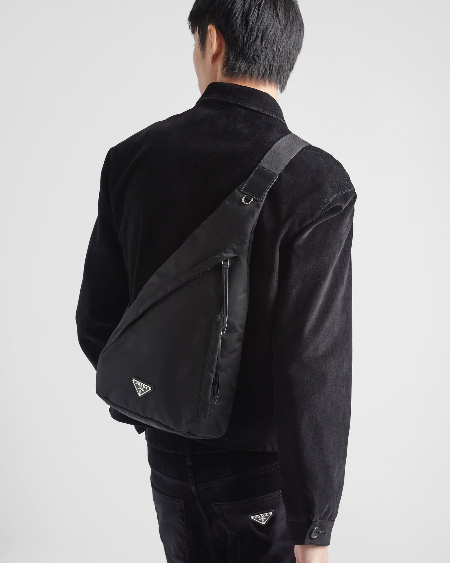 Sac Ă dos en Re-Nylon et cuir