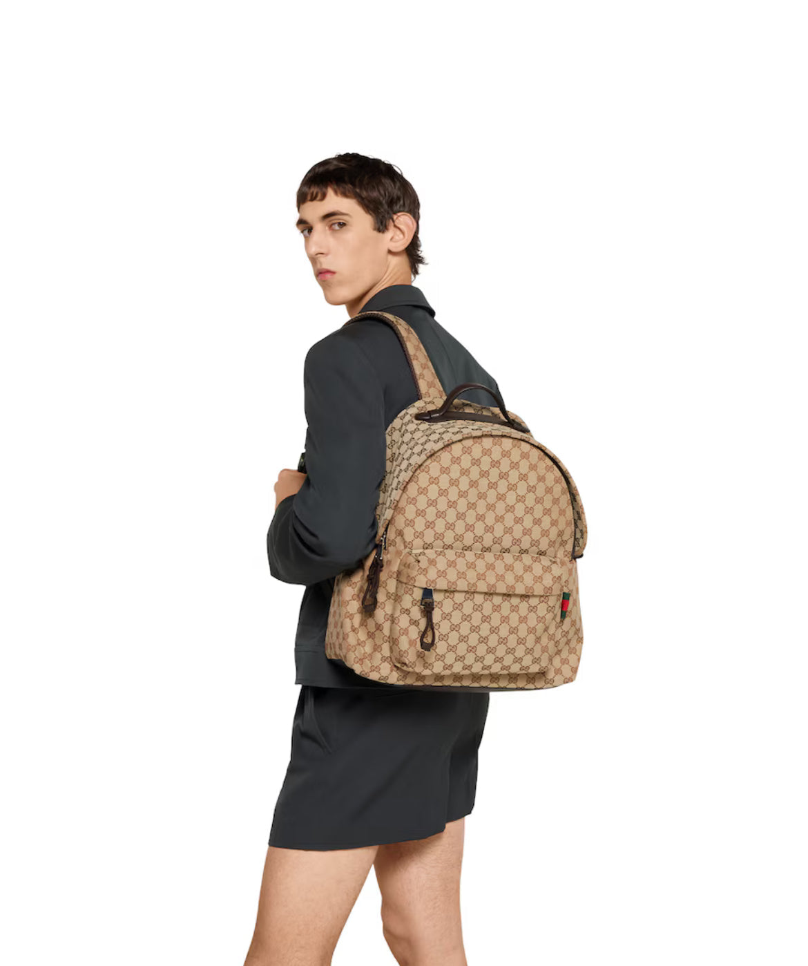Sac Ă dos en toile GG moyen format