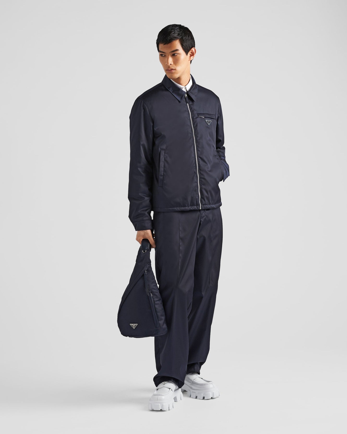 Sac Ă dos en Re-Nylon et cuir