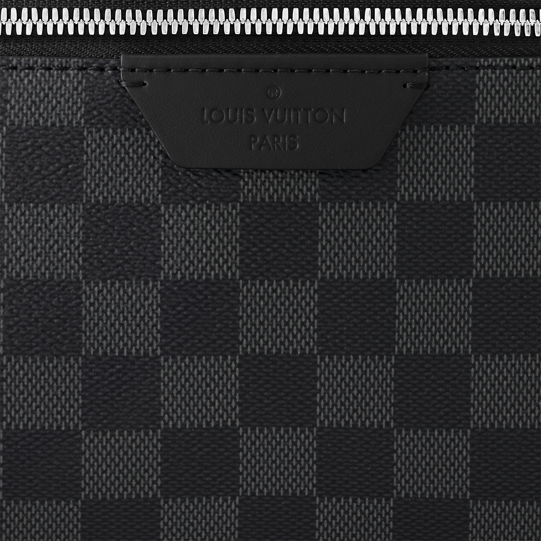 Sac Ă dos Discovery PM Toile Damier Graphite Noir