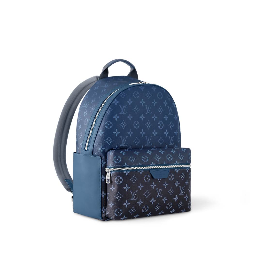 Sac Ă dos Discovery PM Toile Monogram Bleu et noir