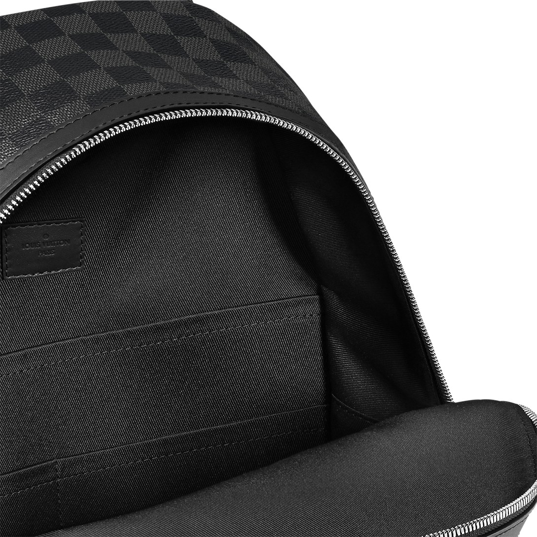 Sac Ă dos Discovery PM Toile Damier Graphite Noir