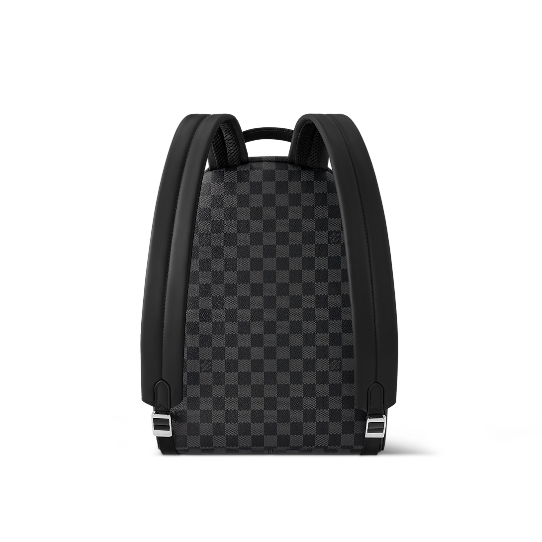 Sac Ă dos Discovery PM Toile Damier Graphite Noir