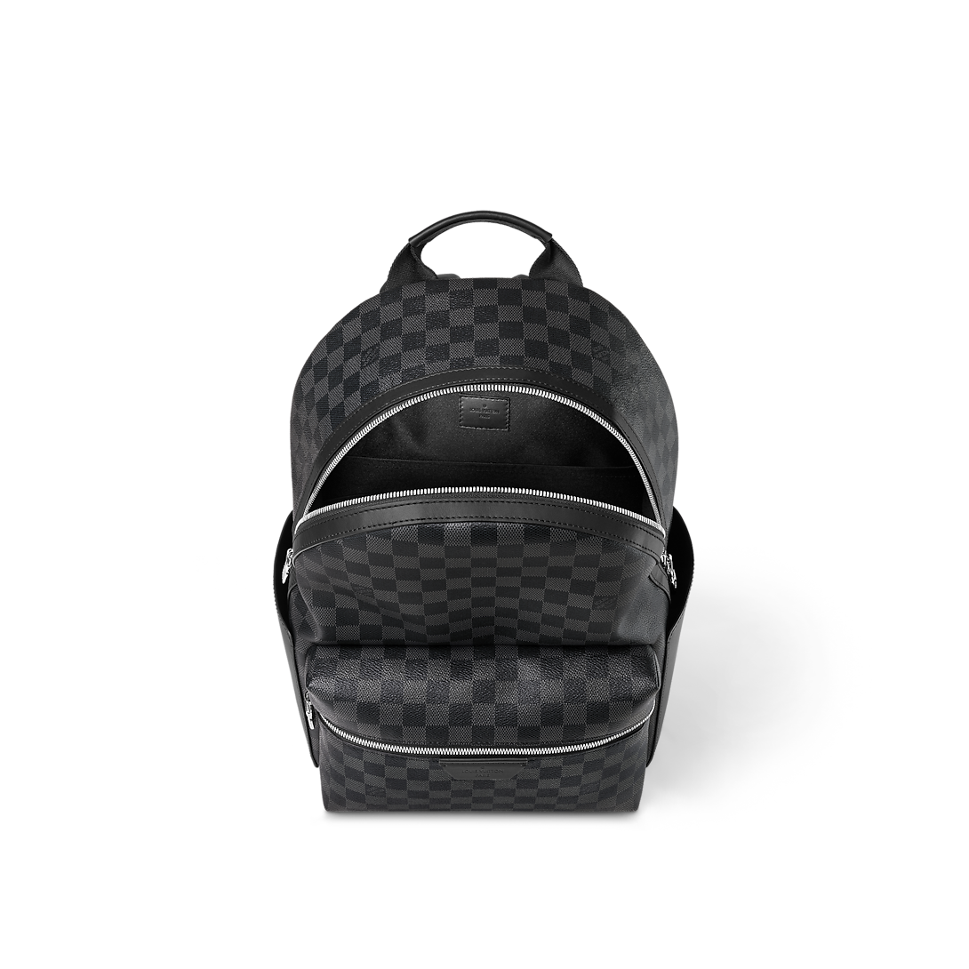 Sac Ă dos Discovery PM Toile Damier Graphite Noir