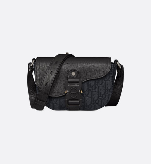 Mini sac Messenger Ă rabat Saddle Toile