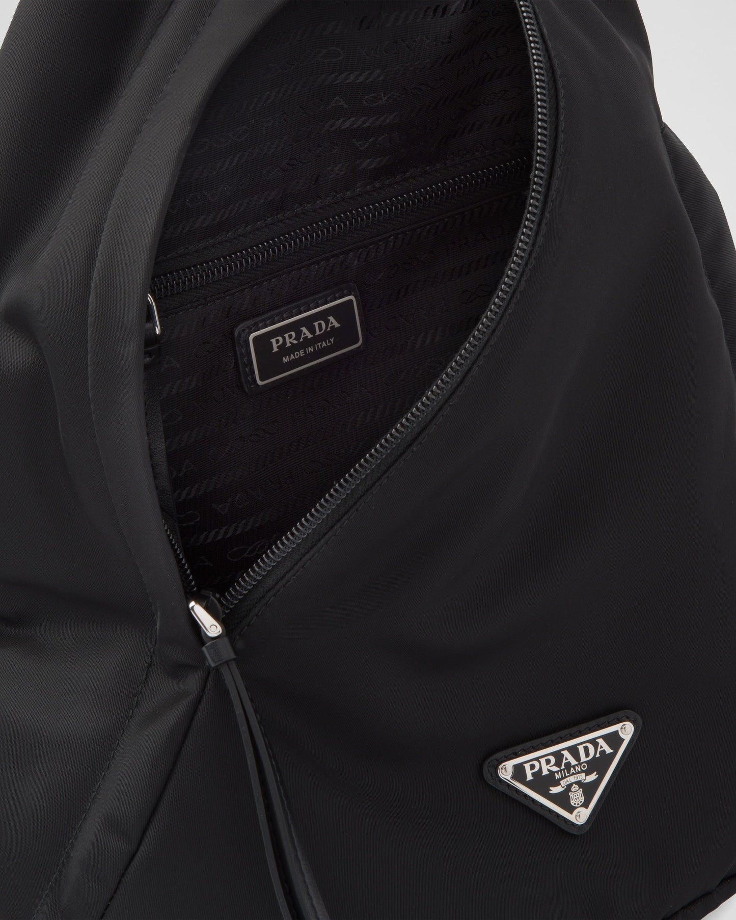 Sac Ă dos en Re-Nylon et cuir