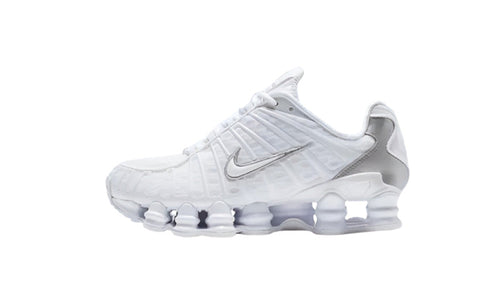 NikeĀ® Shox Tl White Metallic Silver Orange