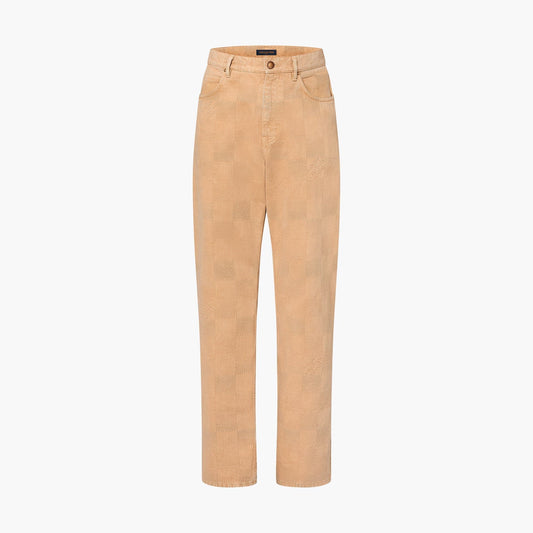 Pantalon Chic Damier sans col