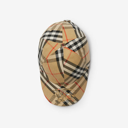 Casquette de baseball en sergé Check EKD